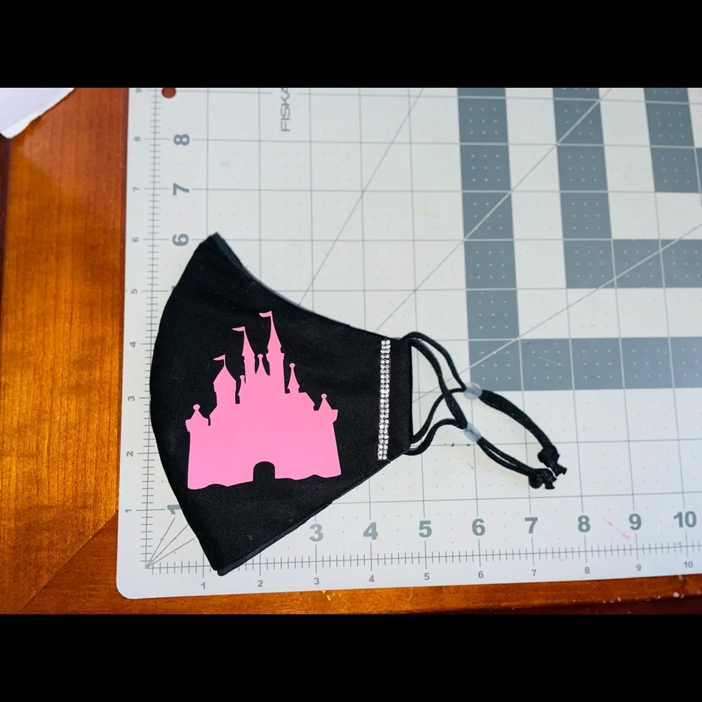 Disney castle face mask Mickey balloon